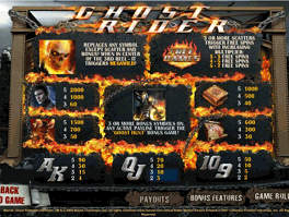 Ghost Rider video slot