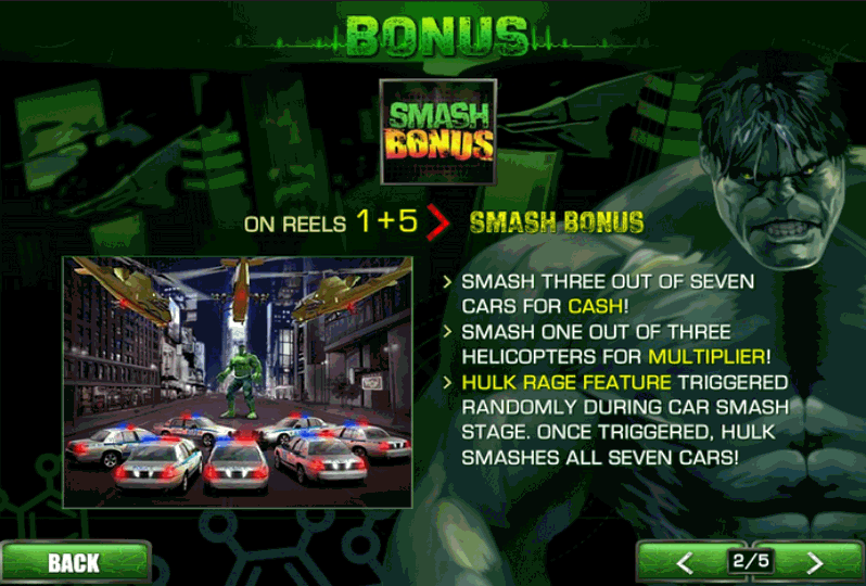 Incredible Hulk Slot game