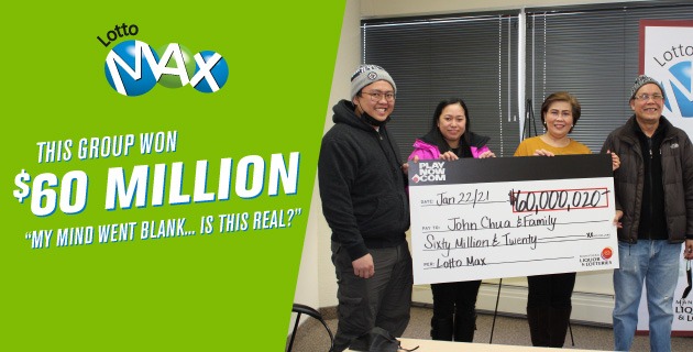 $60m LottoMax Winner John Chua and his family