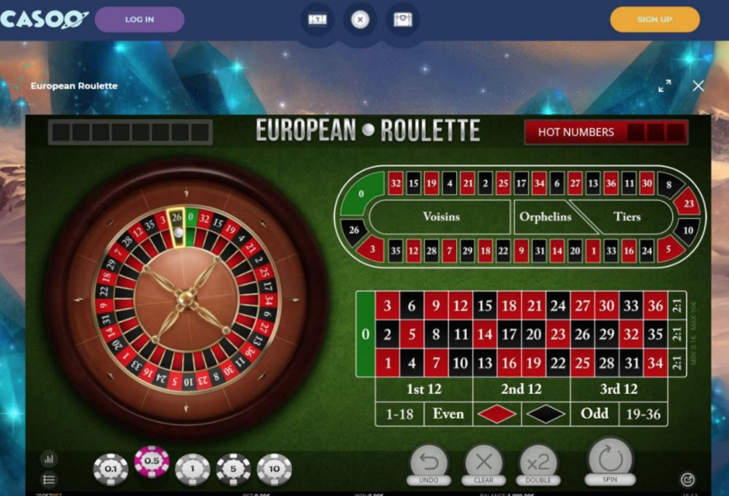 Casoo Casino Roulette
