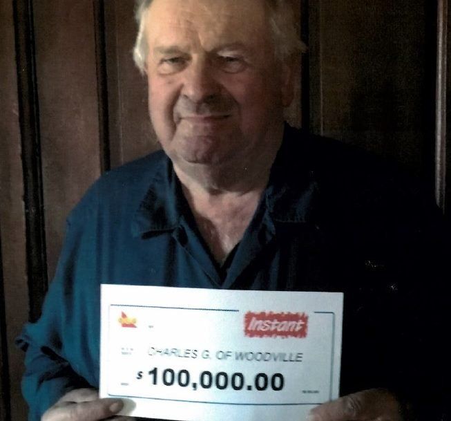 Woodville farmer Charles Graves plans to use his $100,000 winnings for a new tractor and truck. OLG