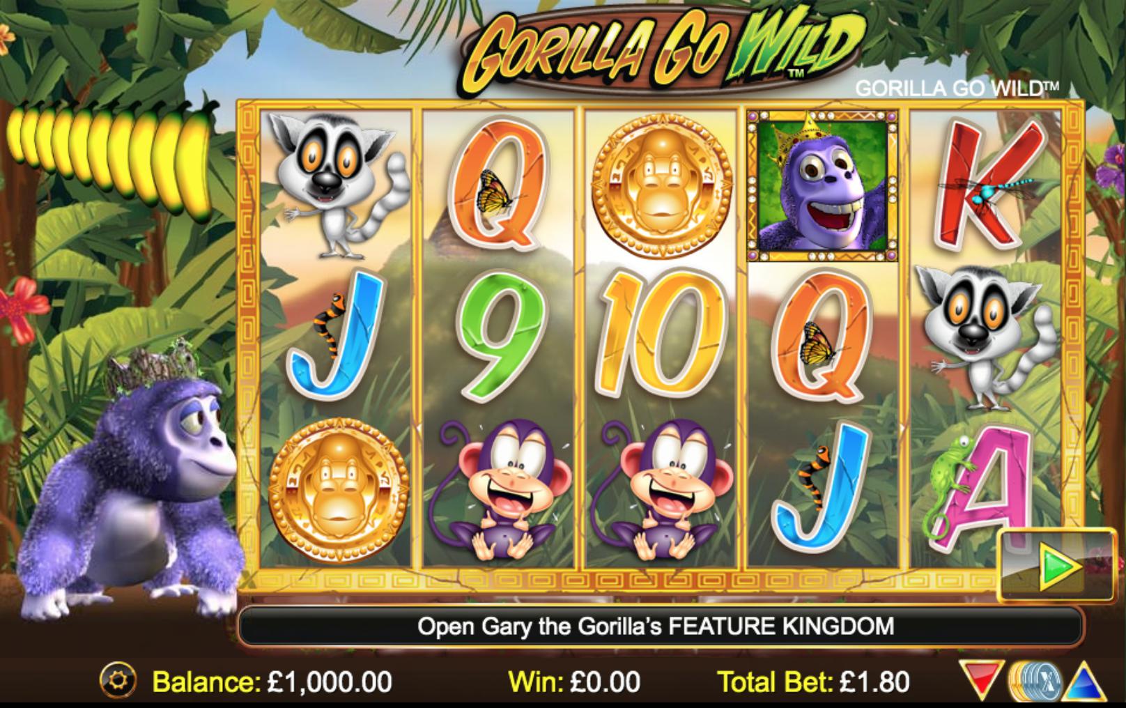 Gorilla Go Wild Online Slot