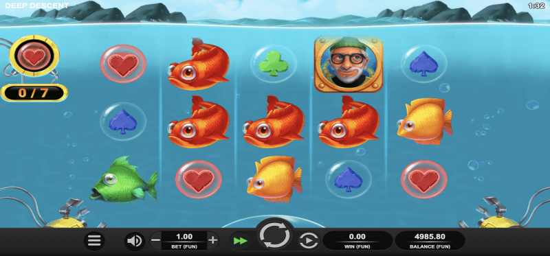 Deep Descent slot - base game