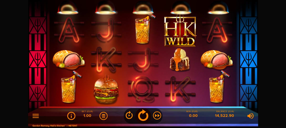 Hell's Kitchen slot by NetEnt.