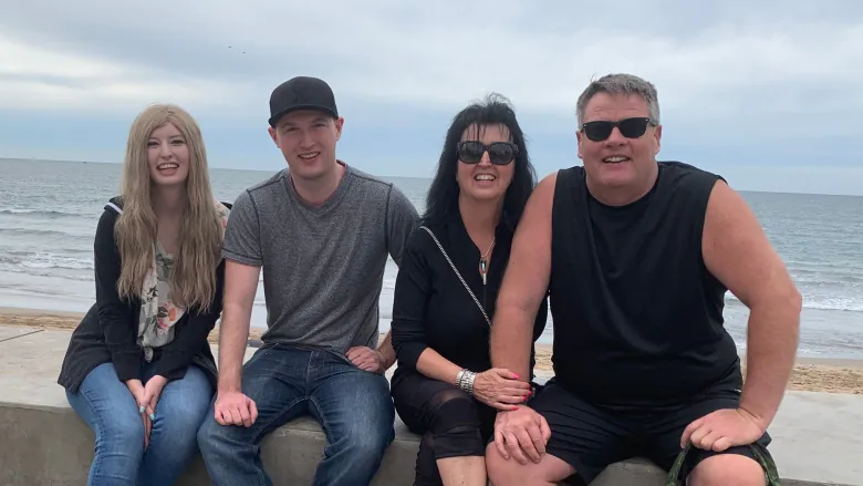 Tracey McIvor, far right, with his wife Cindy and children Tara and Lyndon. (Submitted by Tracey McIvor)