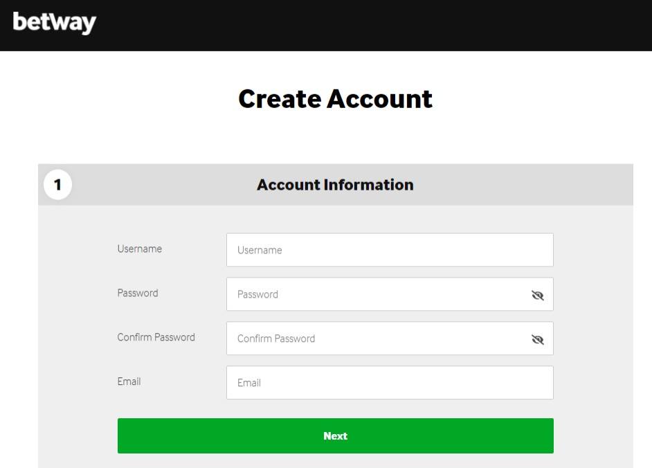 Betway Signup 2