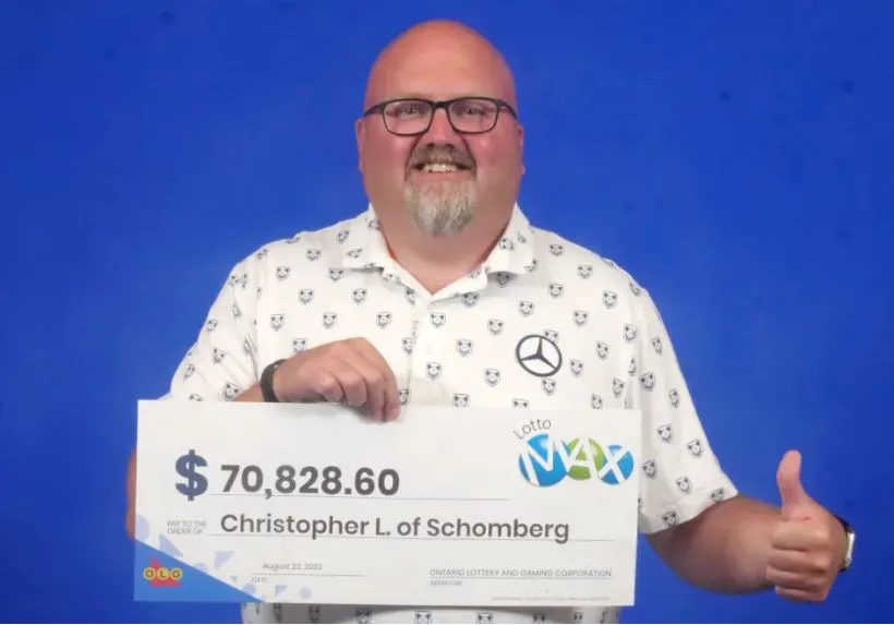 Chris Leggatt lotto winner