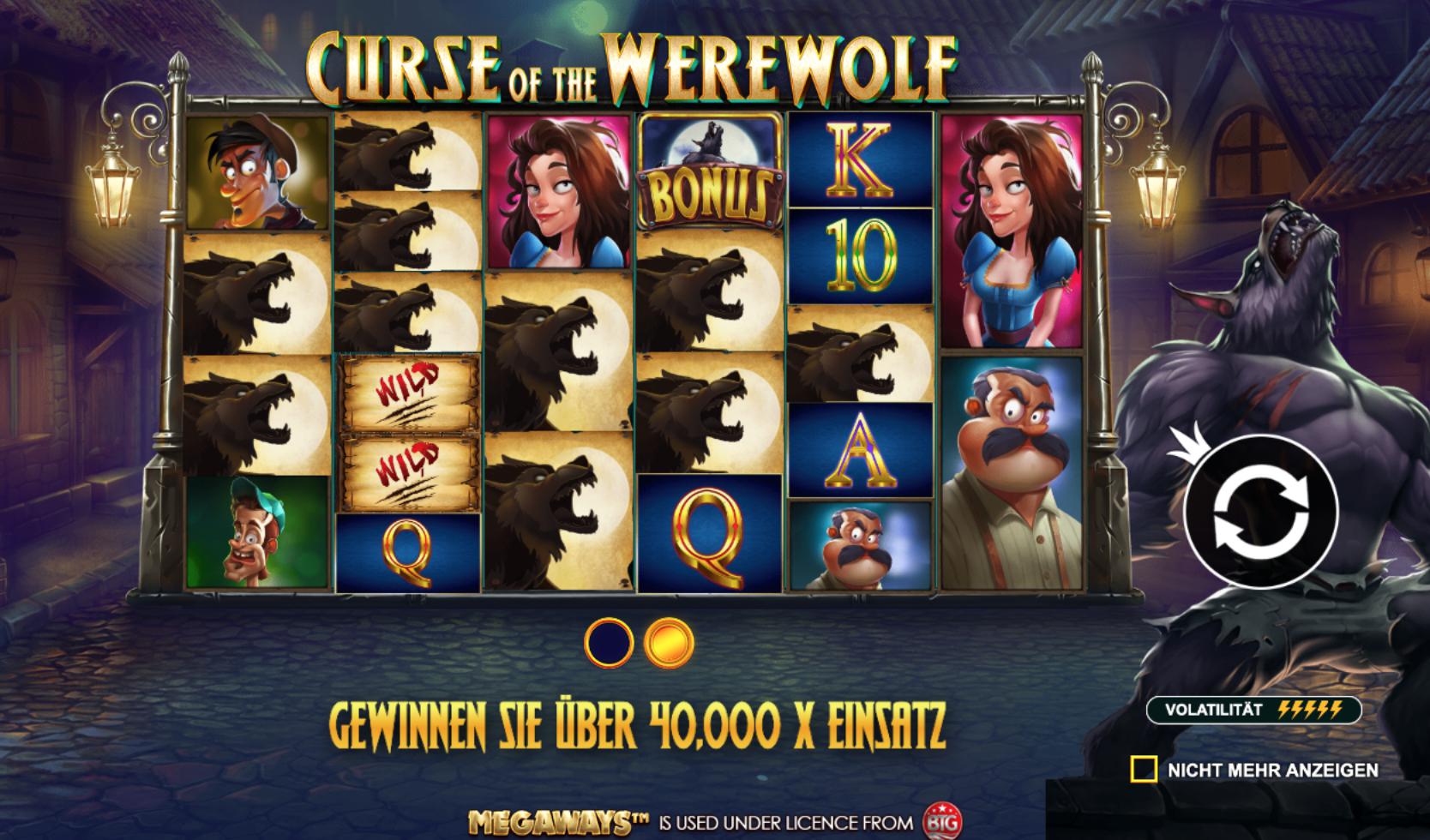 Curse of the Werewolf slot