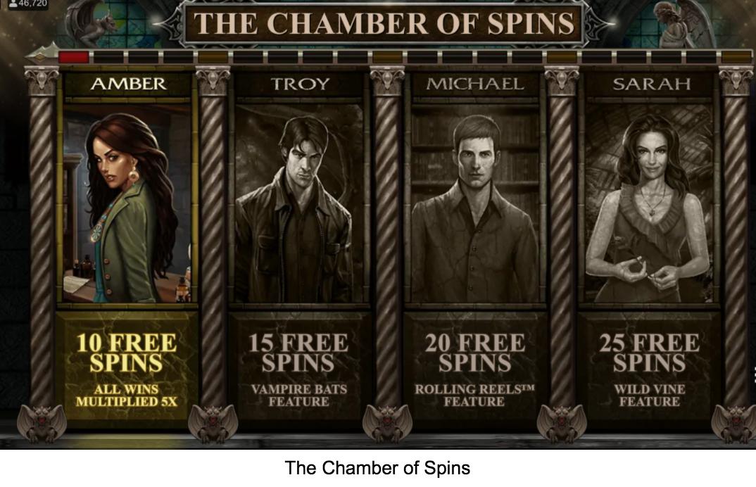 Immortal Romance Chamber of spins