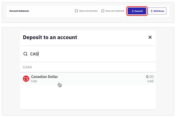 Interac deposit 1