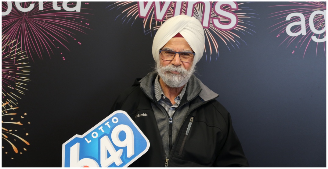 Jasbir Singha 649 lotto winner