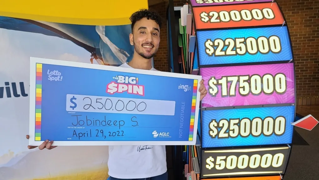 Jobindeep Singh - Zing Big Spin winner
