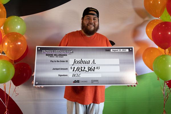 Joshua Alexander Powerbucks Jackpot Kelowna