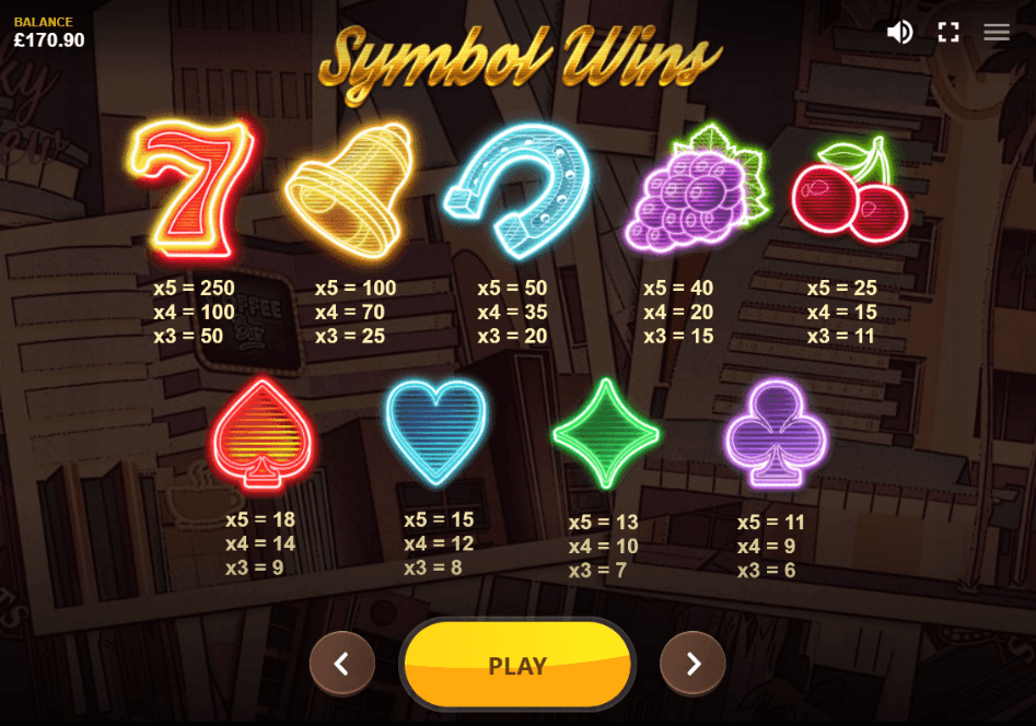 NeonL paytable2