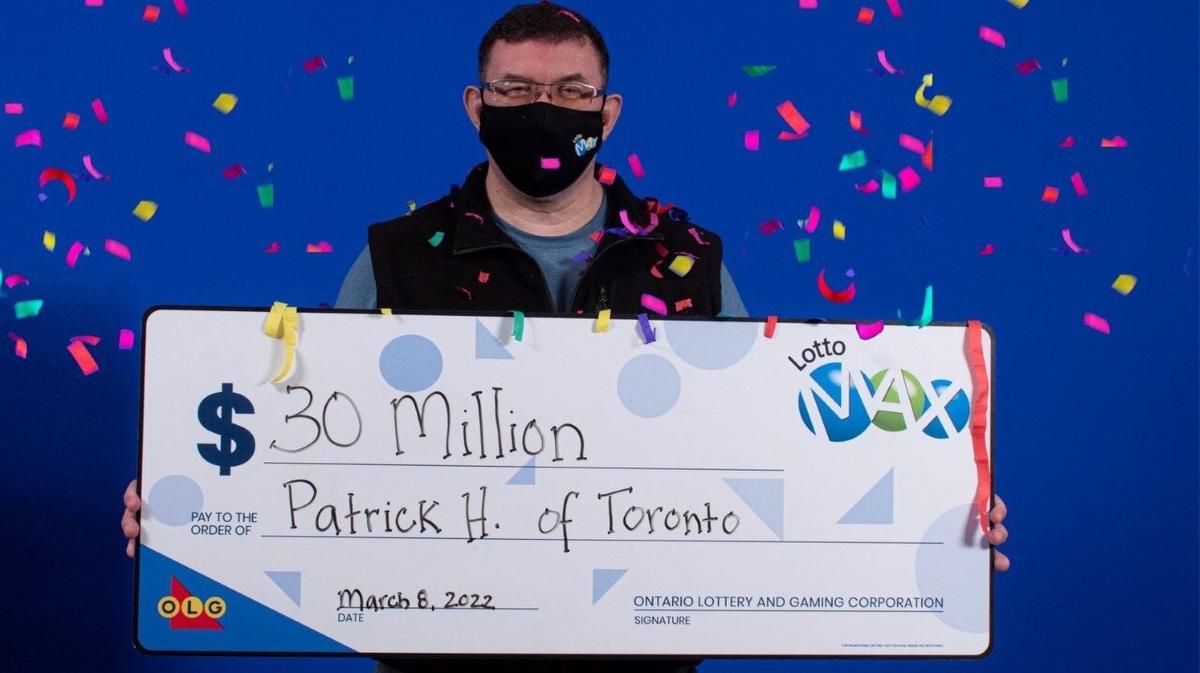 Ontario’s newest Lotto Max winner is 56-year-old Patrick Hale from Toronto.