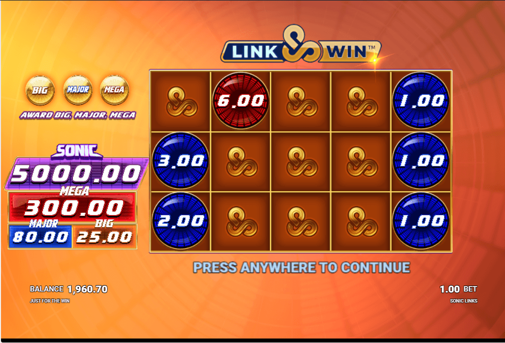 Sonic Links - Link & Win