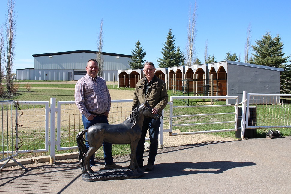 Track on 2 Kurt Belich with Minister of Culture and MLA Ron Orr