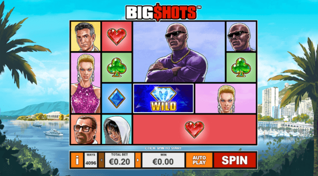 Big Shots start screen