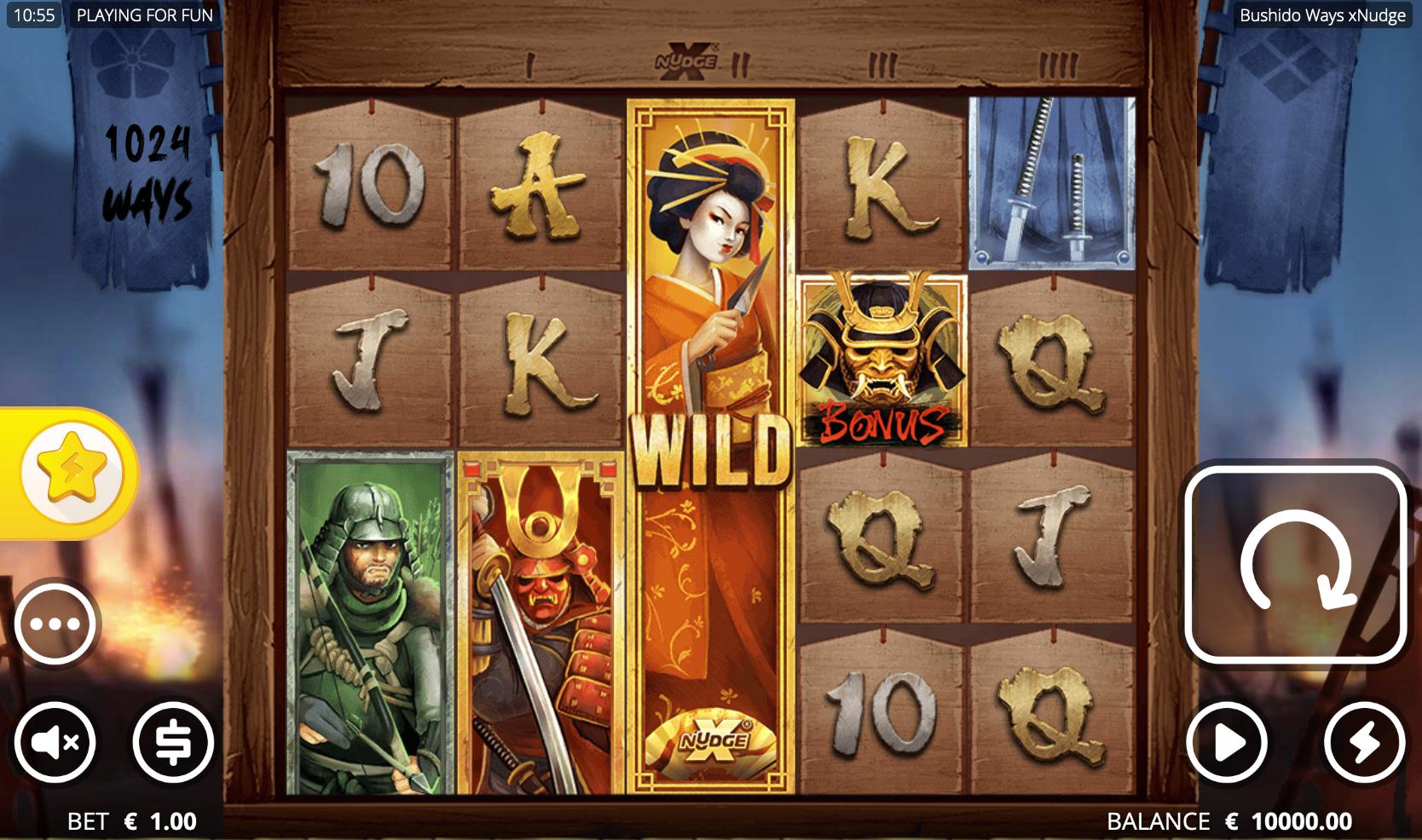 Bushido Ways xNudge Slot