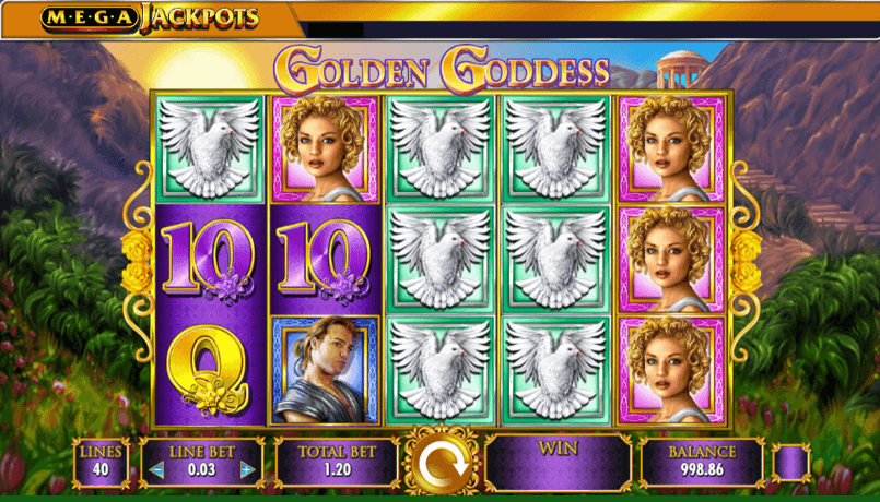 Goddess start screen