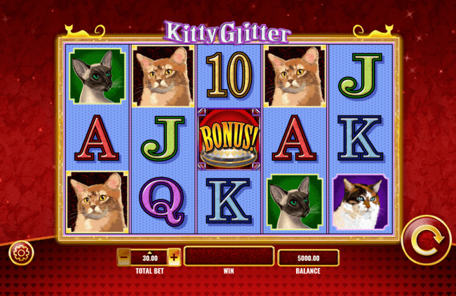 Kitty Glitter start screen
