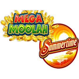 Mega Moolah Summertime Logo small