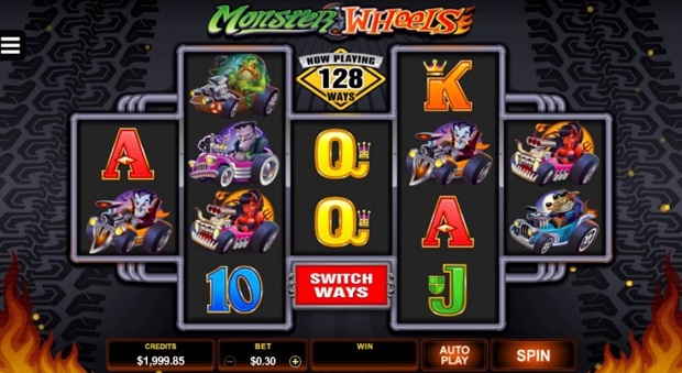 Monster Wheels 2 Slot