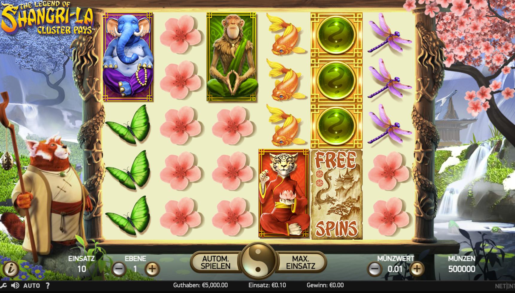 The Legend of Shangri la Slot