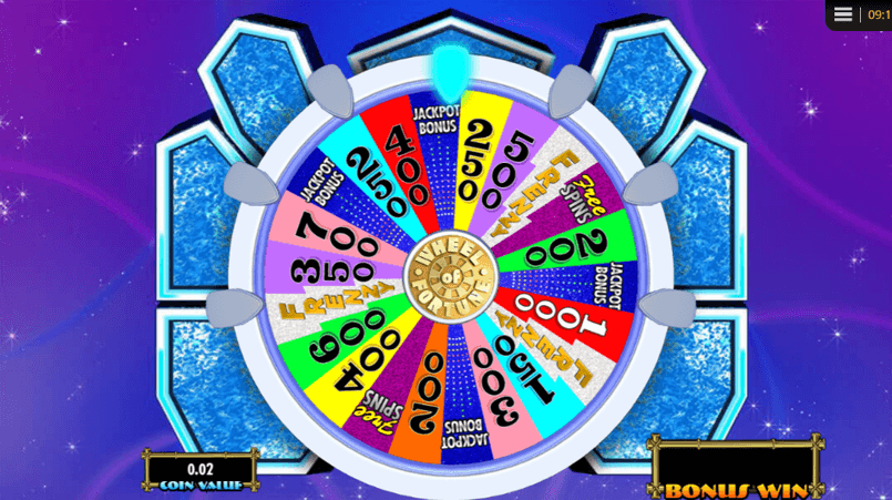 WOFH jackpot wheel 1