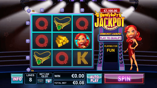 Ejackpot start screen