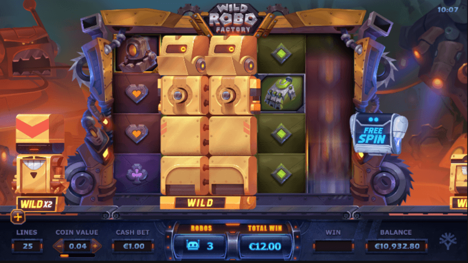 Wild robo free spins