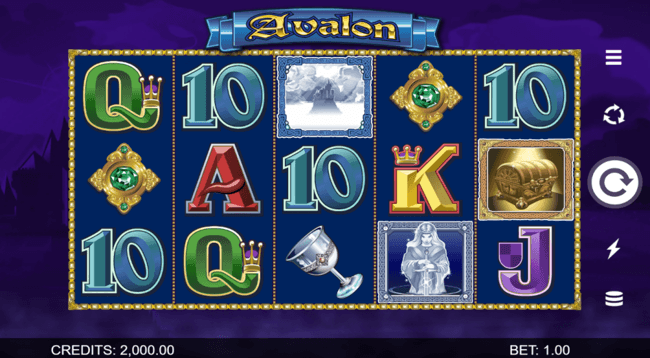 Avalon start screen