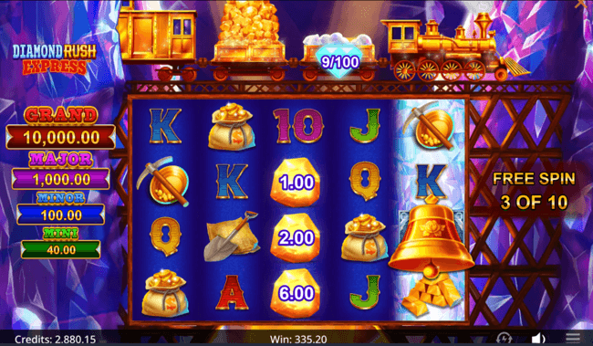 DR express diamond spins