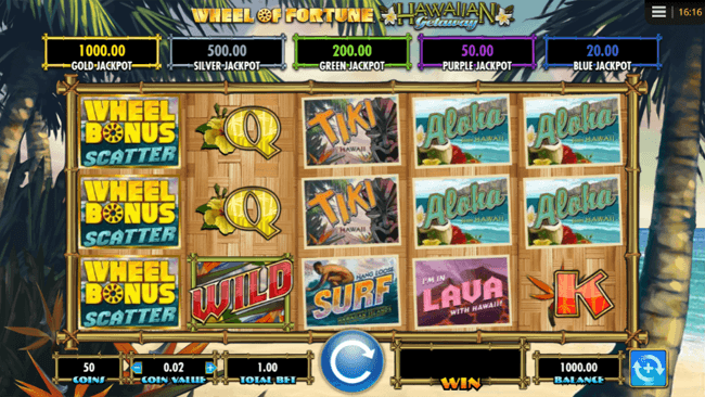 IGT Mega jackpots wheel of fortune on air