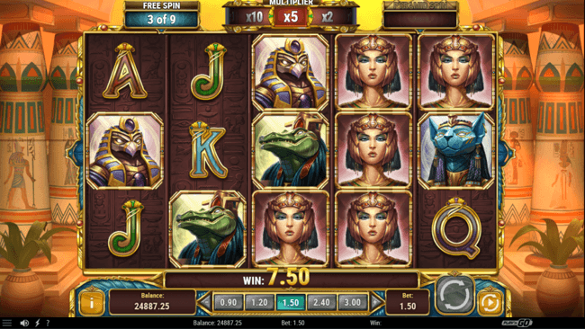 LEGACY OF EGYPT free spins