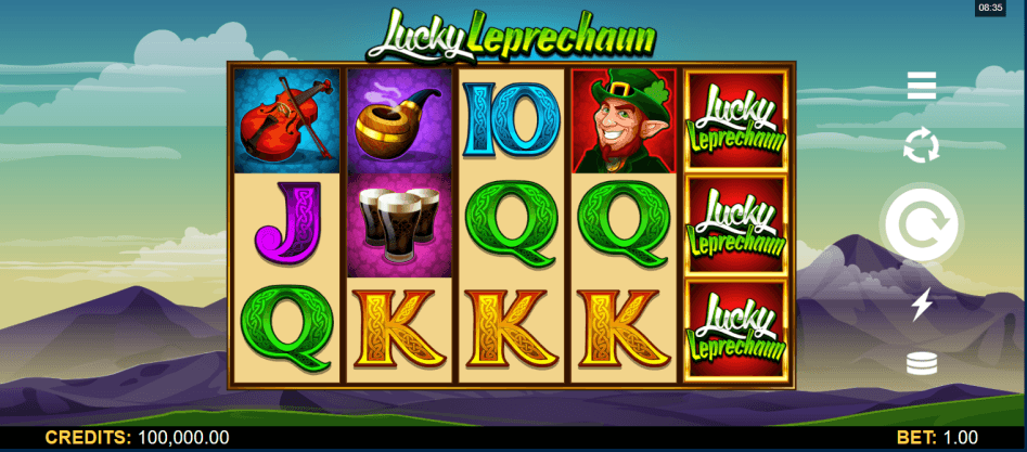 Lucky LEPRECHAUN start screen