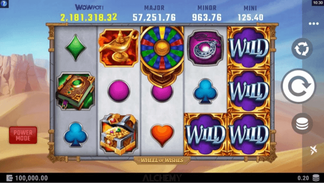 Wheel of wishes Microgaming
