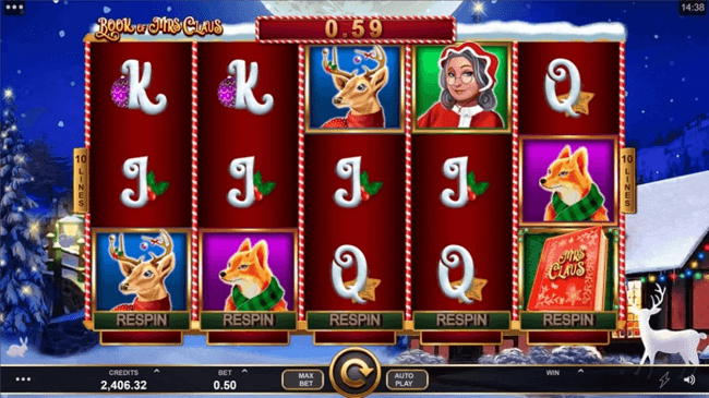 Book of mrs claus Slot