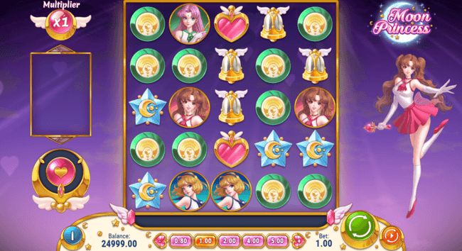 Moon princess start screen