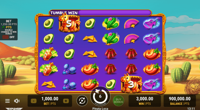 Pinata loca free spins