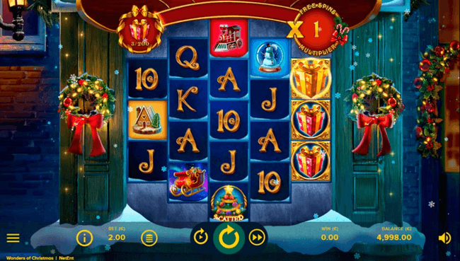 Wonders of christmas slot