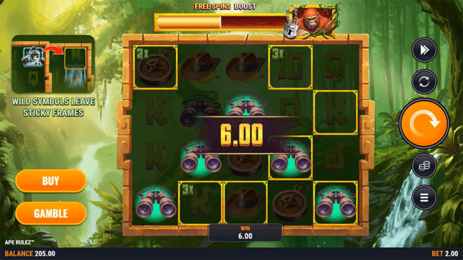 Ape rulez start screen