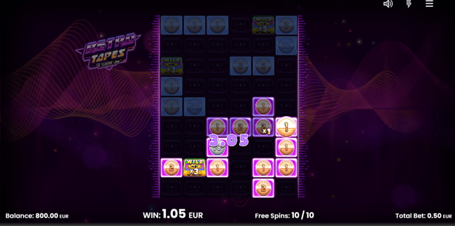 Retro tapes free spins