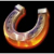 Bison gold horse shoe