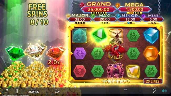 DNDPC  jackpot multiplier free spins