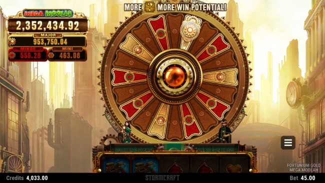 FGMM jackpot wheel