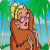 Fur coat lady