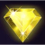 Starburst yellow gem