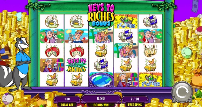 Stinkin rich free spins