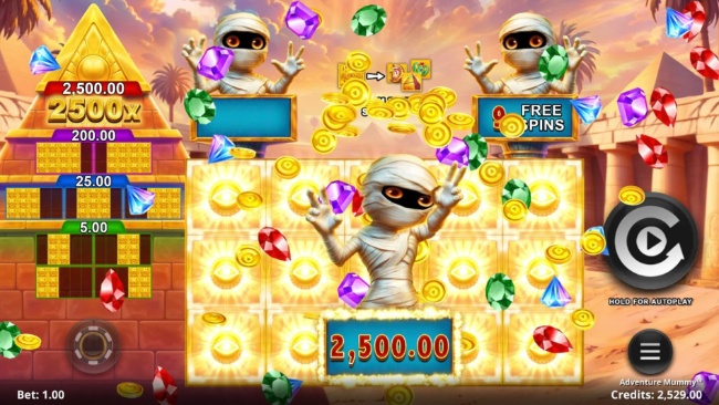 Adventure mummy jjackpot